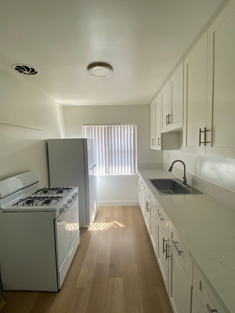 Floor plan for 1 bed, 1 bath
